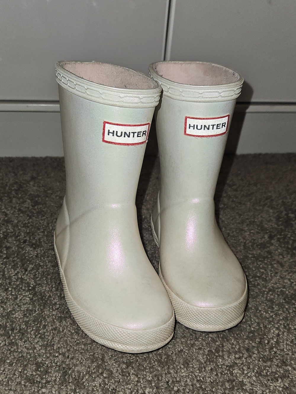 Hunter Kids Iridescent Rain Boots